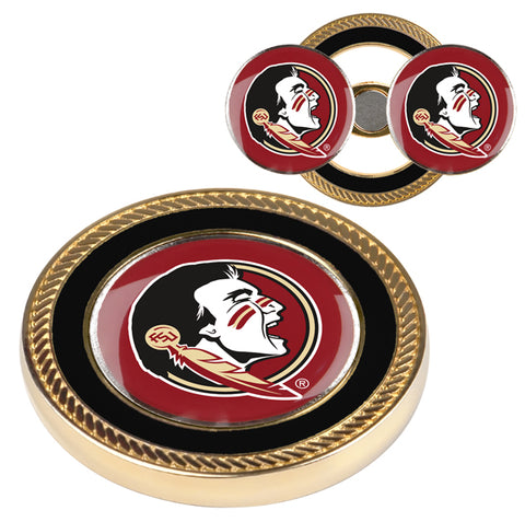 Florida State Seminoles Challenge Coin with 2 Golf Ball Markers