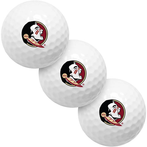 Florida State Seminoles 3 Golf Ball Gift Pack 2-Piece Golf Balls