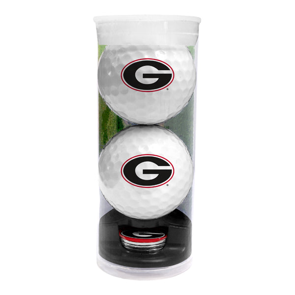 DisplayNest NCAA Golf Ball Gift Pack - Georgia Bulldogs