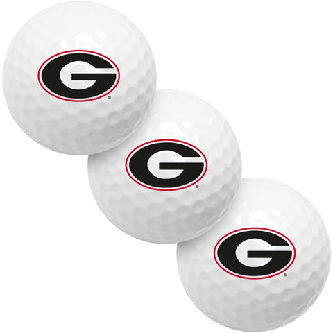 Georgia Bulldogs 3 Golf Ball Pack