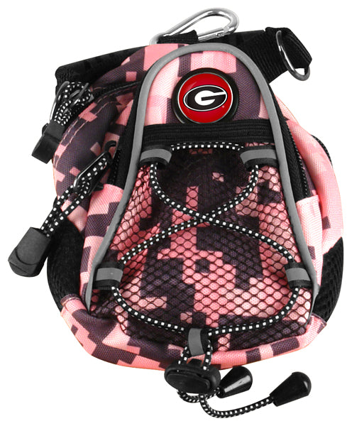 Georgia Bulldogs - Mini Day Pack  -  Pink Digi Camo