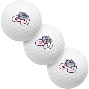 Gonzaga Bulldogs 3 Golf Ball Gift Pack 2-Piece Golf Balls