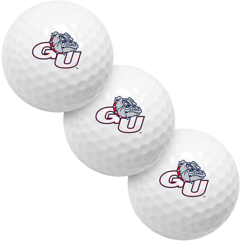 Gonzaga Bulldogs 3 Golf Ball Gift Pack 2-Piece Golf Balls