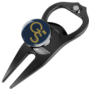 Georgia Southern Eagles Hat Trick 5-in-1 Golf Divot Repair Tool Black