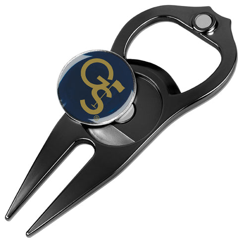 Georgia Southern Eagles Hat Trick 5-in-1 Golf Divot Repair Tool Black