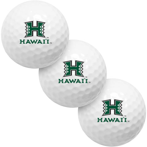 Hawaii Warriors 3 Golf Ball Pack