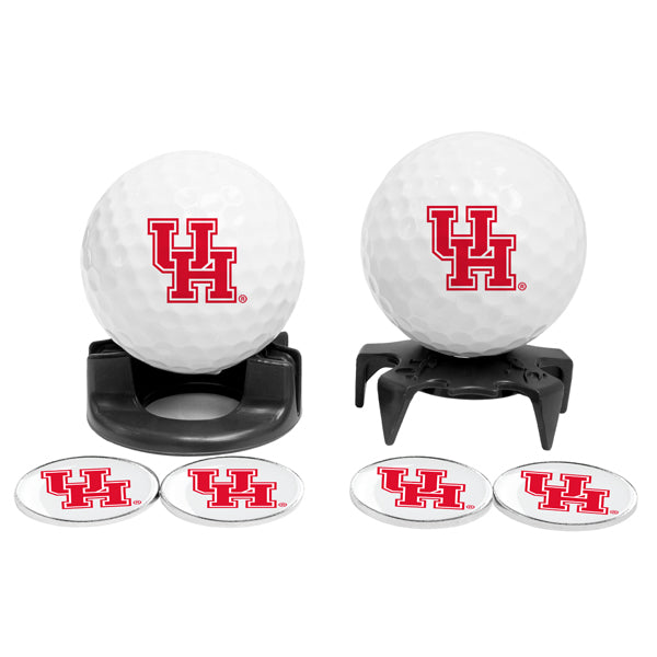 DisplayNest NCAA Golf Ball Gift Pack - Houston Cougars