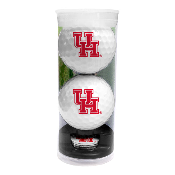 DisplayNest NCAA Golf Ball Gift Pack - Houston Cougars
