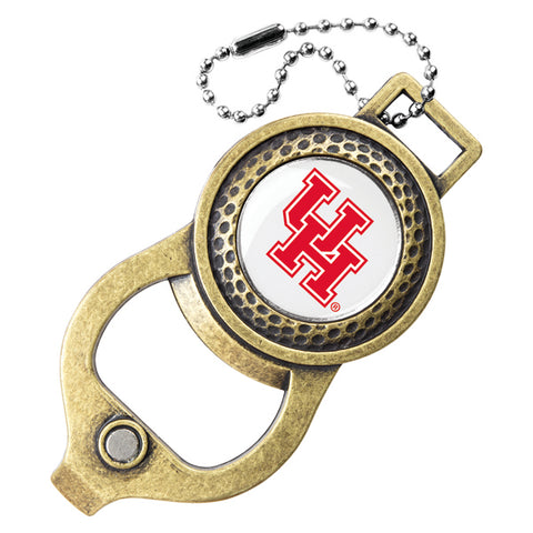 Houston Cougars Golf Bag Tag with Ball Marker