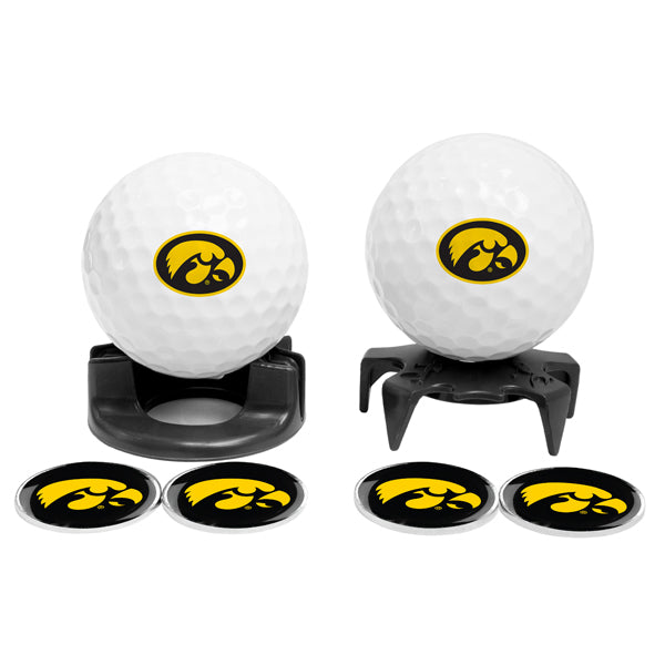 DisplayNest NCAA Golf Ball Gift Pack - Iowa Hawkeyes
