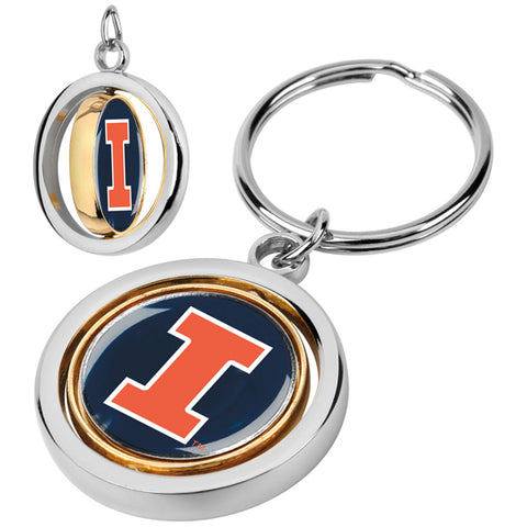Illinois Fighting Illini - Spinner Key Chain