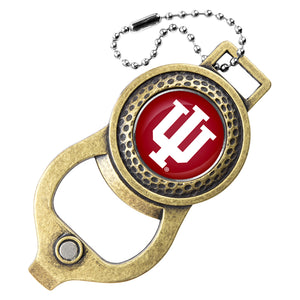 Indiana Hoosiers Golf Bag Tag with Ball Marker