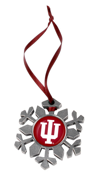 Indiana Hoosiers - Snow Flake Ornament