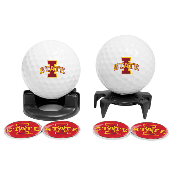 DisplayNest NCAA Golf Ball Gift Pack - Iowa State Cyclones