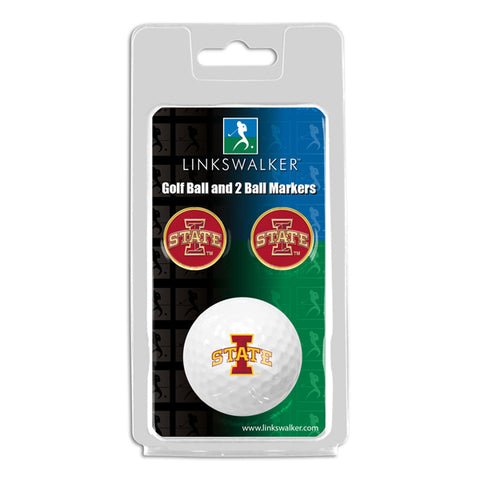 Iowa State Cyclones 2-Piece Golf Ball Gift Pack with 2 Team Ball Markers