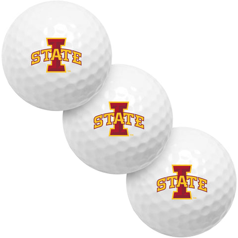 Iowa State Cyclones 3 Golf Ball Gift Pack 2-Piece Golf Balls