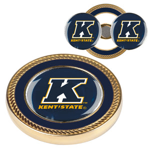 Kent State Golden Flashes Challenge Coin with 2 Golf Ball Markers