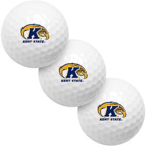 Kent State Golden Flashes 3 Golf Ball Gift Pack 2-Piece Golf Balls