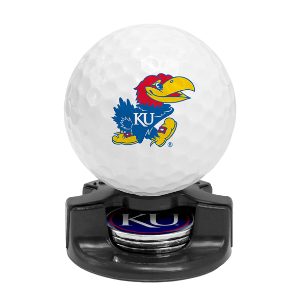 DisplayNest NCAA Golf Ball Gift Pack - KU Jayhawks