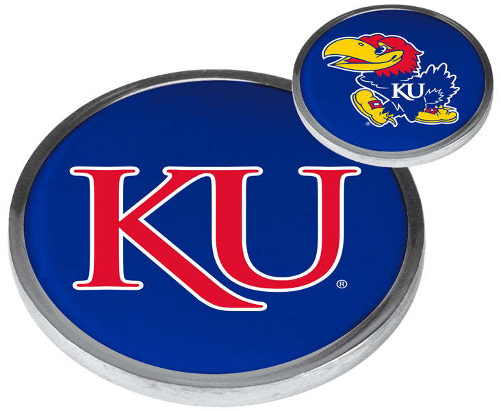 Kansas Jayhawk - Flip Coin