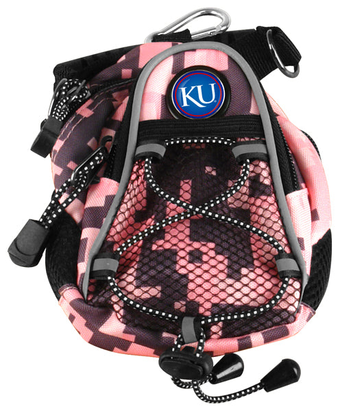 Kansas Jayhawk - Mini Day Pack  -  Pink Digi Camo