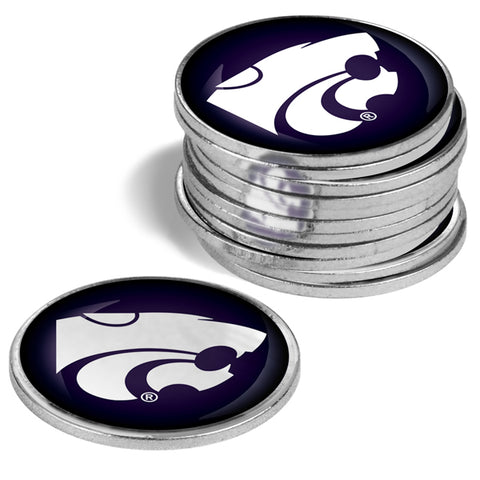 Kansas State Wildcats Golf Ball Markers 12 pack