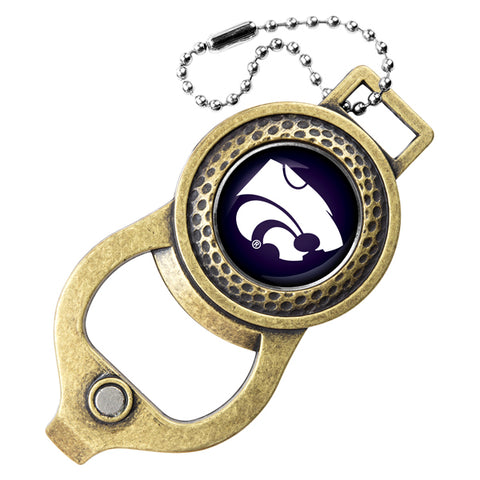 Kansas State Wildcats Golf Bag Tag with Ball Marker