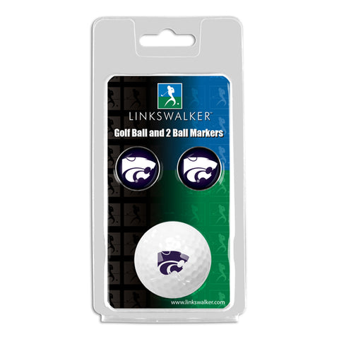 Kansas State Wildcats 2-Piece Golf Ball Gift Pack with 2 Team Ball Markers