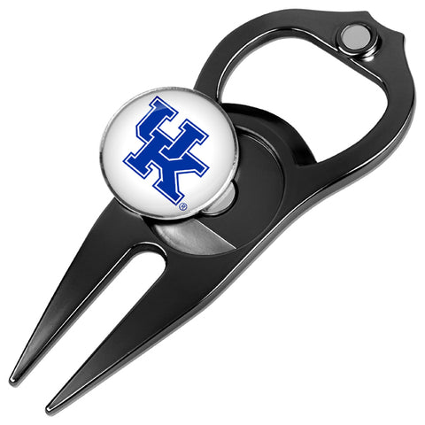 Kentucky Wildcats Hat Trick 5-in-1 Golf Divot Repair Tool Black