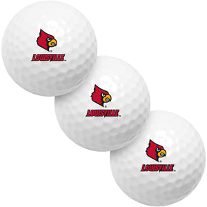 Louisville Cardinals 3 Golf Ball Pack