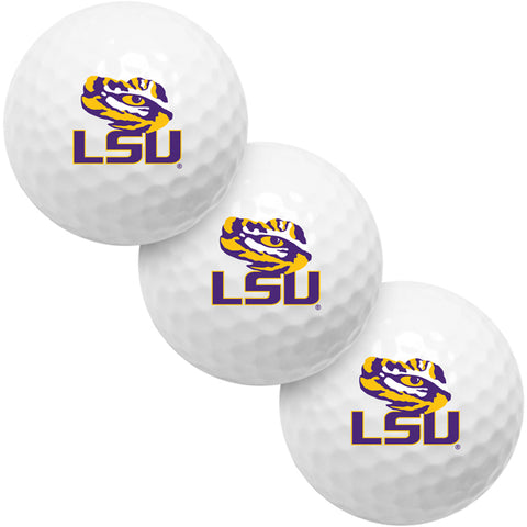LSU Tigers 3 Golf Ball Pack