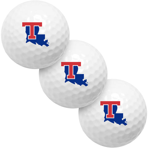 Louisiana Tech Bulldogs 3 Golf Ball Pack