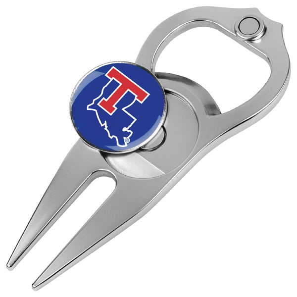 Louisiana Tech Bulldogs Hat Trick 5-in-1 Golf Divot Repair Tool