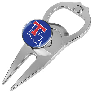 Louisiana Tech Bulldogs Hat Trick 5-in-1 Golf Divot Repair Tool