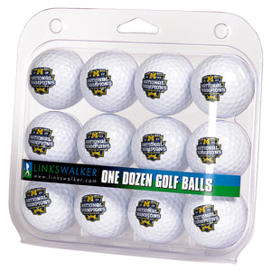 Michigan Wolverines 2023 Champions Golf Balls 1 Dozen 2-Piece Regulation Size Balls