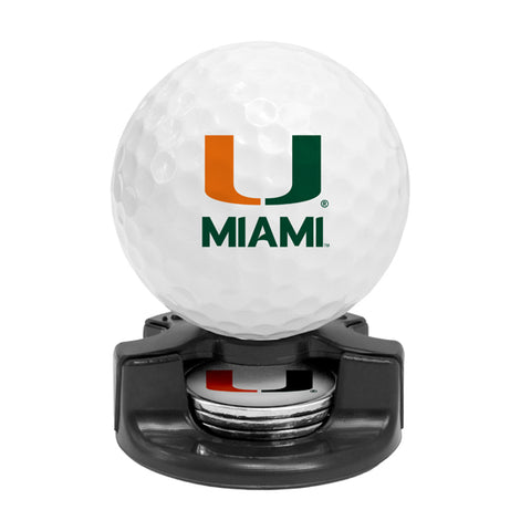 DisplayNest NCAA Golf Ball Gift Pack - Miami Hurricanes