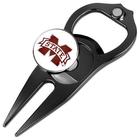 Mississippi State Bulldogs - Hat Trick Divot Tool Black