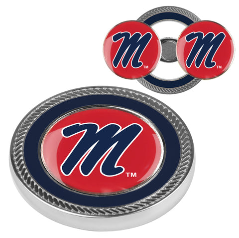 Mississippi Rebels   Ole Miss Challenge Coin with 2 Golf Ball Markers