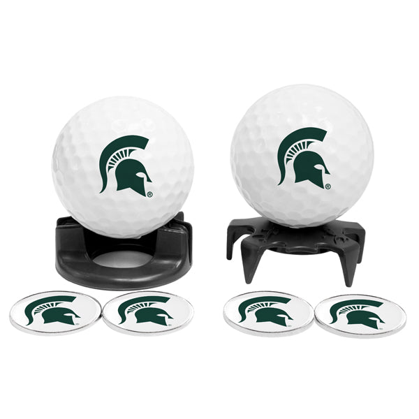 DisplayNest NCAA Golf Ball Gift Pack - Michigan State Spartans