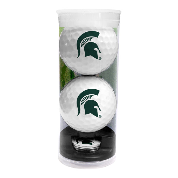 DisplayNest NCAA Golf Ball Gift Pack - Michigan State Spartans