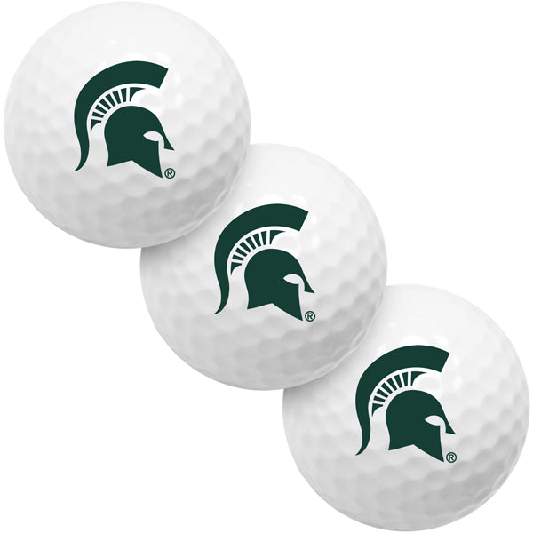 Michigan State Spartans 3 Golf Ball Pack