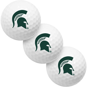 Michigan State Spartans 3 Golf Ball Pack