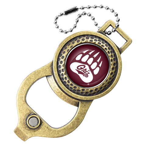Montana Grizzlies Golf Bag Tag with Ball Marker