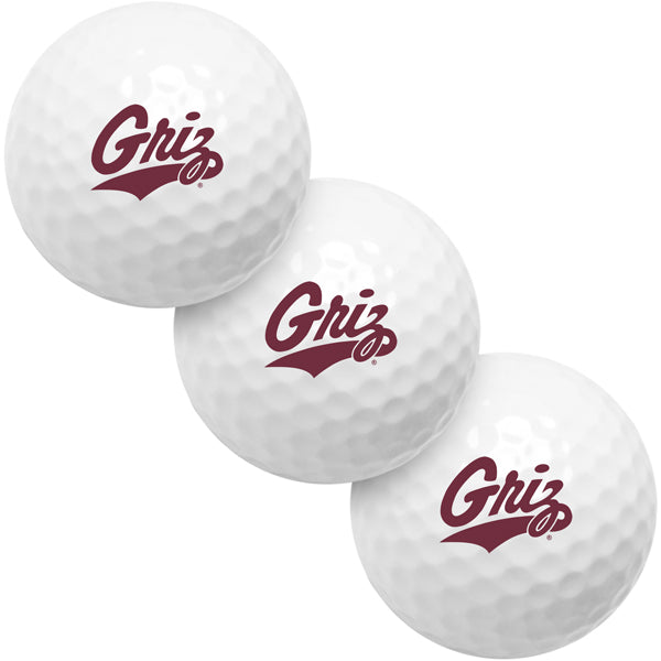 Montana Grizzlies - 3 Golf Ball Sleeve