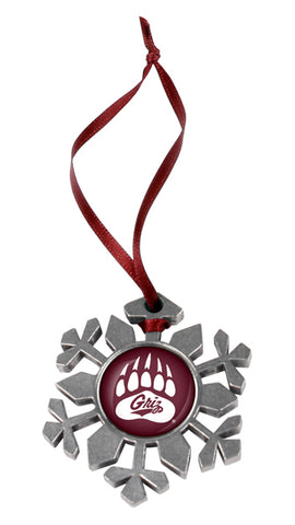 Montana Grizzlies - Snow Flake Ornament
