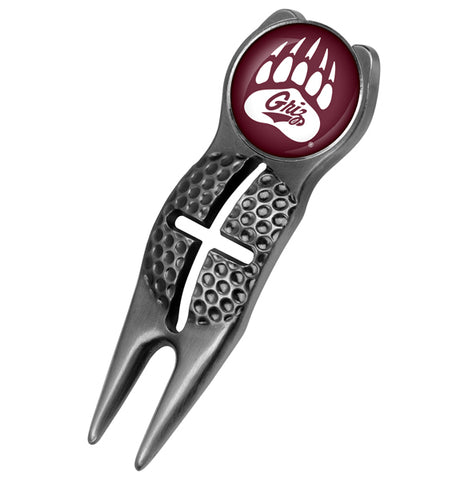 Montana Grizzlies - Crosshairs Divot Tool  -  Black
