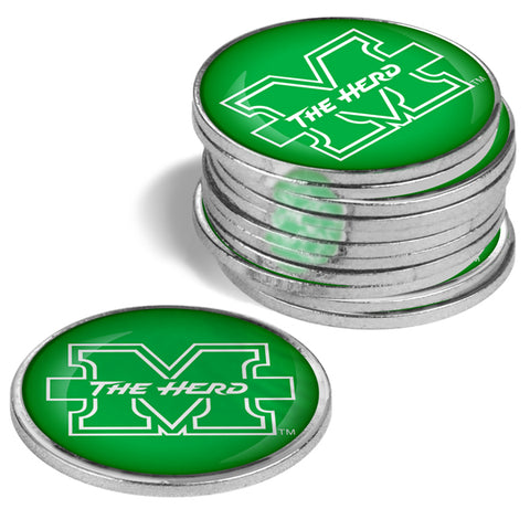 Marshall University Thundering Herd - 12 Pack Ball Markers