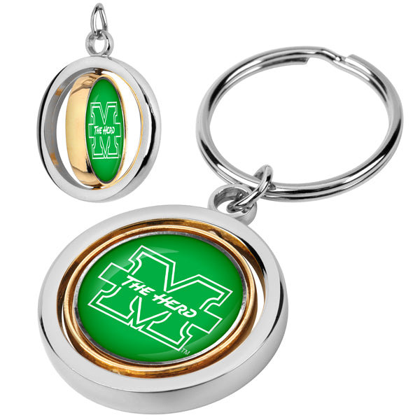 Marshall University Thundering Herd - Spinner Key Chain