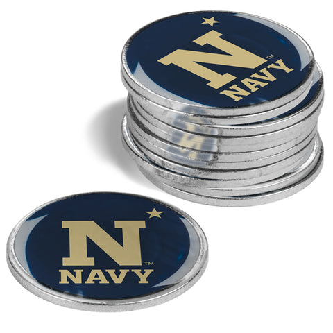 Naval Academy Midshipmen Golf Ball Markers 12 pack