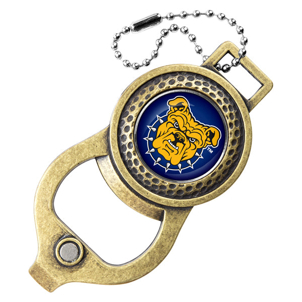North Carolina A&T Aggies Golf Bag Tag with Ball MArker Brass